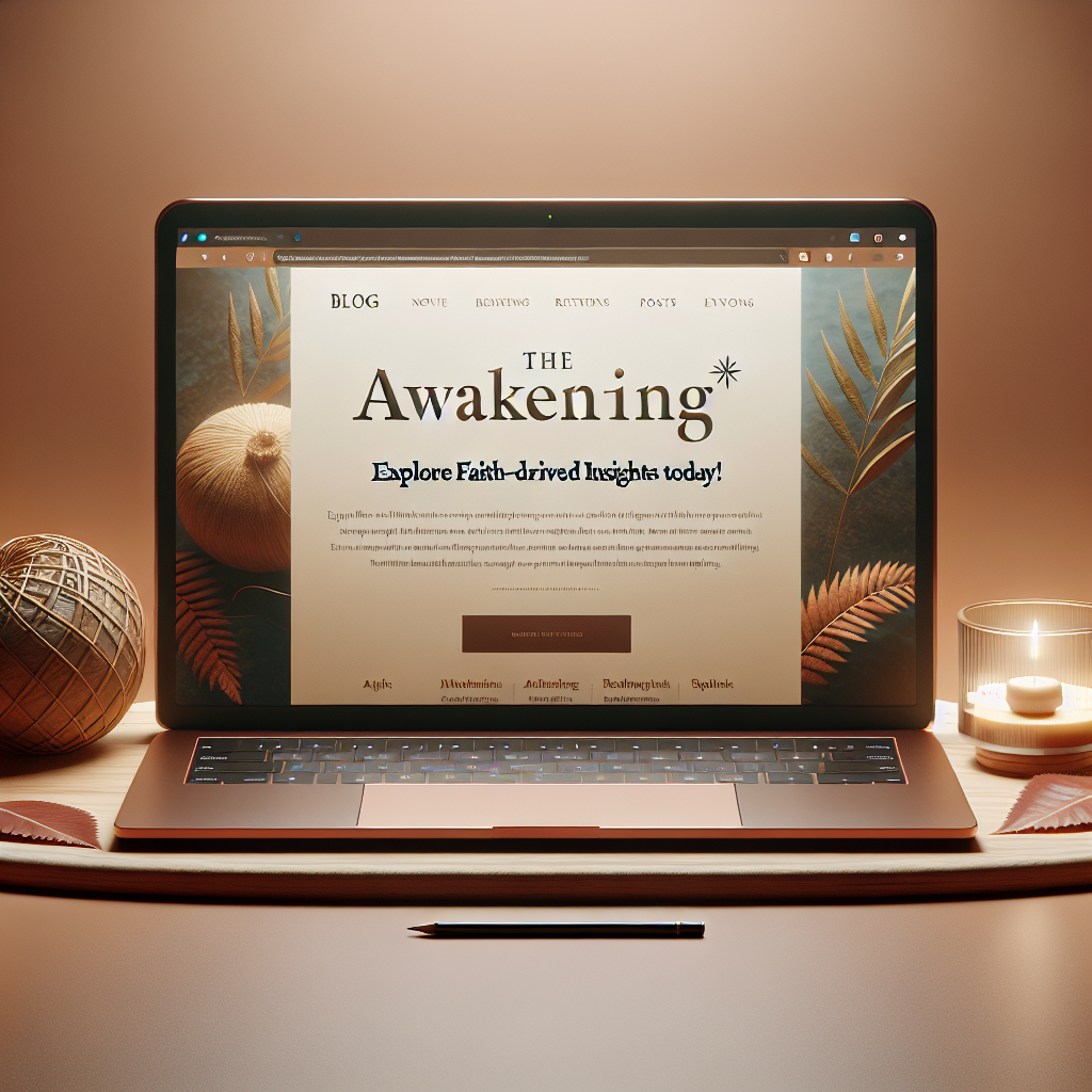 Explore Faith-Driven Insights on The Awakening Blog Today!